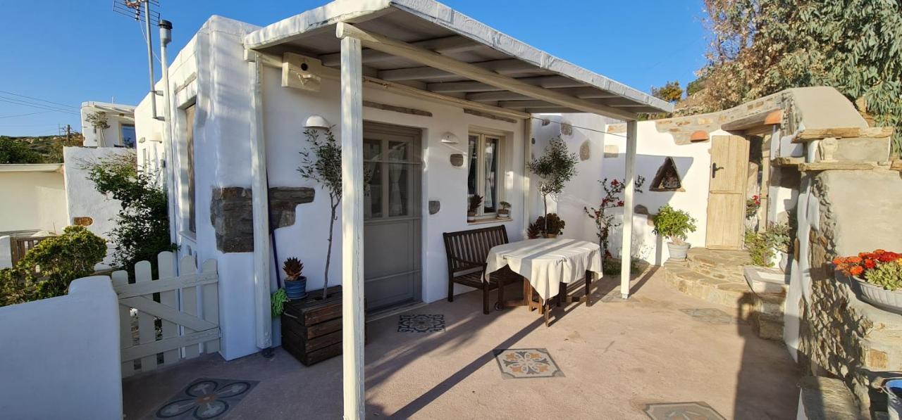 Romantic Sunset Cycladic House In Sotires Moni Christou Dasous Exterior photo